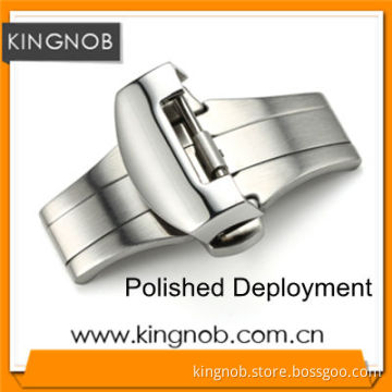 22mm Watch Buckle Polished Deployment Clasp